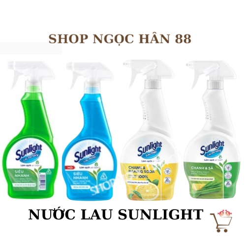 Nước Lau Đa Năng Sunlight 500ml Dạng Xịt Mùi Chanh Sả /Lau Kính/ Lau Bếp Làm Sạch Nhanh Chóng/ Phiên Bản Nâng Cấp Cif