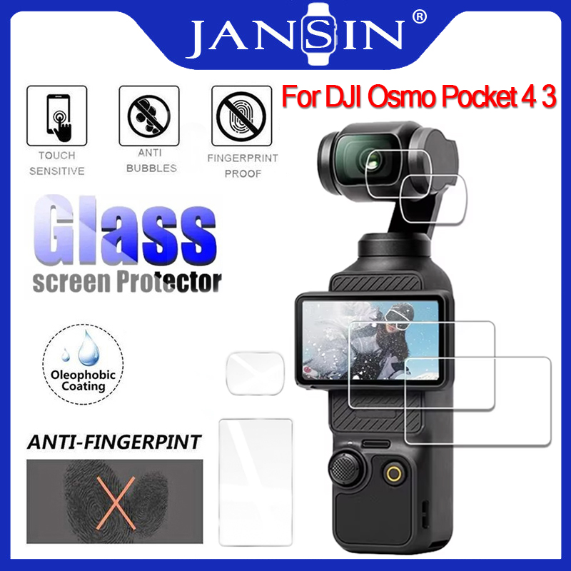 ฟิล์มกระจกใส สําหรับ DJI Osmo Pocket 4 3 กระจกนิรภัยกันรอยหน้าจอ สําหรับ DJI Osmo Pocket 3 4 ราคา 109 บาท*ส่งฟรี