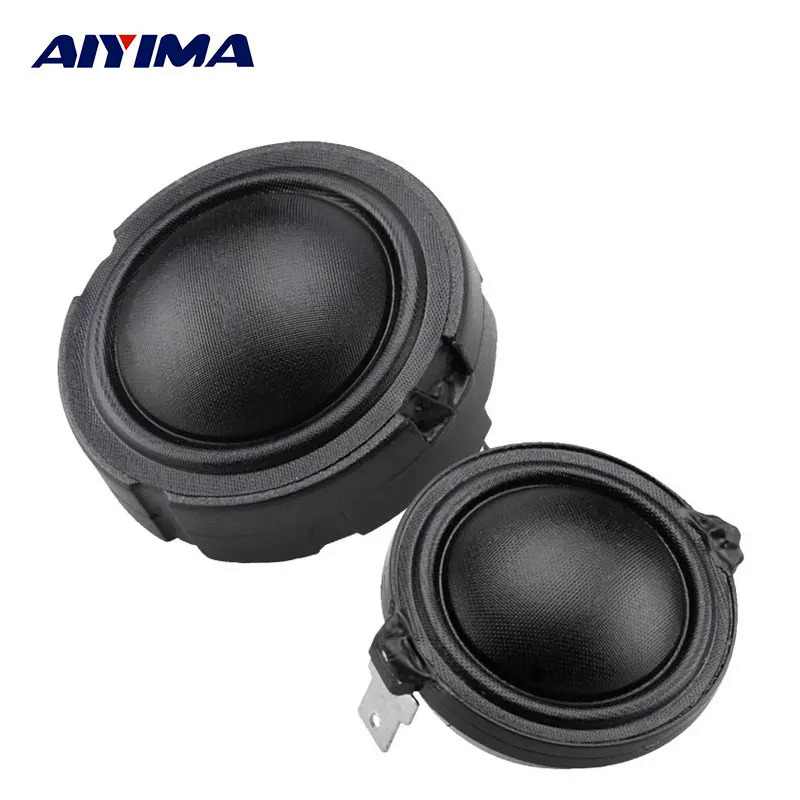 Aiyima 2pcs 1.5inch loa âm thanh 4ohm 80W 25 lõi sợi màng rubidium loa từ tính Hifi những người đam mê treble Tweeter đầu