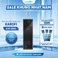 [Tặng Bộ lõi lọc thô Karofi Smax Pro V 123] Máy lọc nước nóng lạnh RO Mỹ 11 lõi KAD-D66S - Giao trước lắp sau miễn phí toàn quốc - Bảo hành 36 tháng