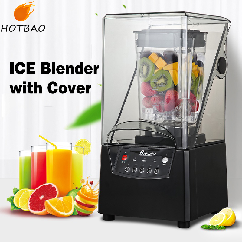 Commercial Blender with Cover for Smoothie Shake Juice - Brand HOTBAO Presyo 1,399 Piso*Libreng Shipping