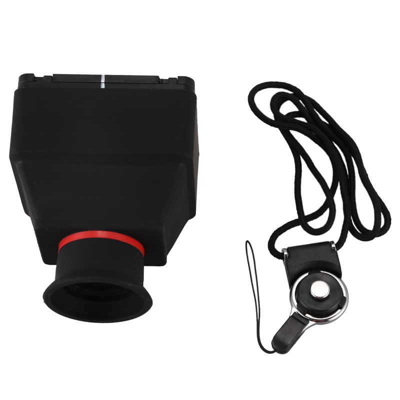 Lcd Viewfinder 3.2 Inch 3X Loupe Magnifying Eyecup for Universal 3.2Inch Screen Dslr Camera Rubber