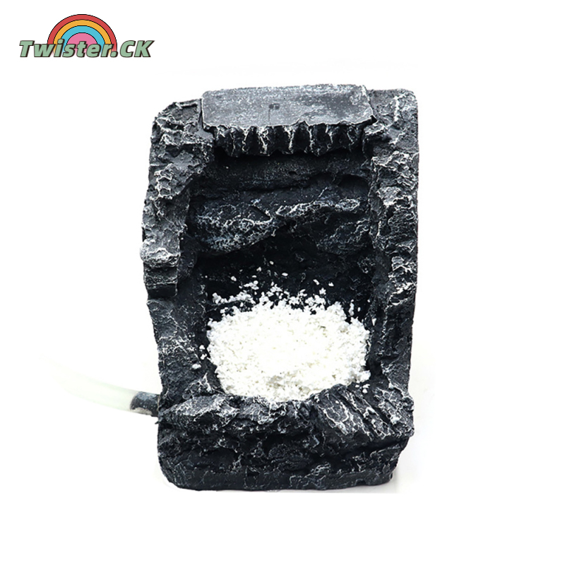 Turtle Tank Rockery Waterfall Decorations, Fish Tank Landscape Resin Decorative Rock Mountain, Hideaway Cave With Underwater Sand For Aquarium Turtle Tank Hideout ﻿ ราคา 855 บาท*ส่งฟรี