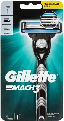 GILLETTE Mach3 Razor + Catridge (Suitable for Sensitive and Turbo catridges)