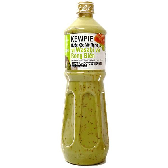 Nước xốt mè rang vị Wasabi và rong biển {Kewpie} - 1L