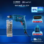 Máy khoan GBM 400 BOSCH - Tặng kèm 1 Bộ Mũi khoan đa năng 5 mũi (4/5/6/8/10mm)