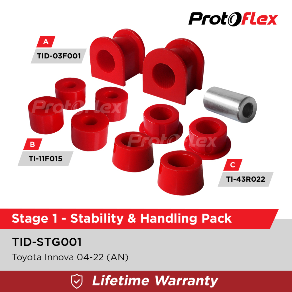 Protoflex Stage 1 Stability and Handling Pack Toyota Innova Harga 650,000 rupiah*Gratis Ongkir