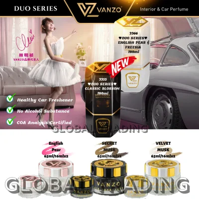 VANZO Car Air Freshener Perfume Dashboard Healthy Interior