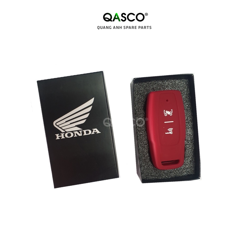 Bọc (bao) chìa khóa HONDA smartkey 2021+ 2 nút màu đỏ