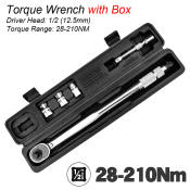 Flyman 1/2" Drive Click Torque Wrench 28-210 N.m