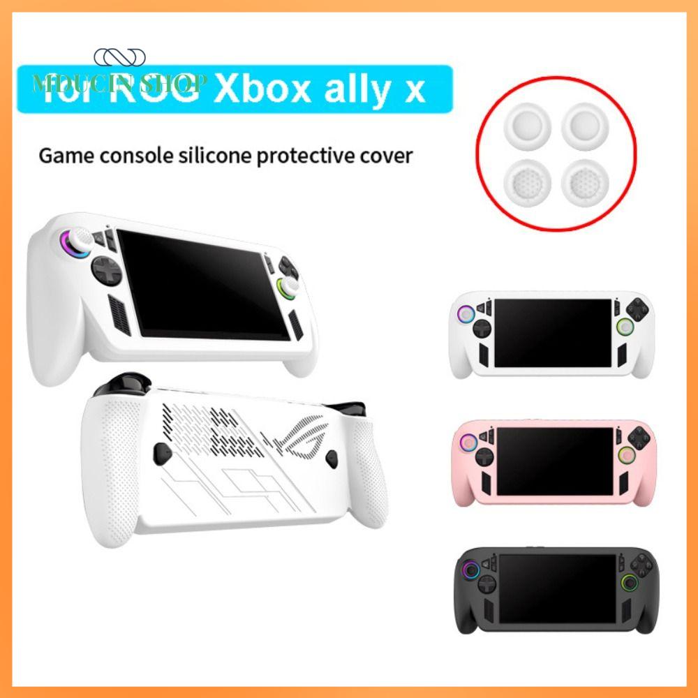 MDUCIN SHOP Silicon Hộp đựng máy chơi game cầm tay Chống sốc Mềm mại Vỏ bảo vệ Chuyên nghiệp Công thái học Vỏ máy chủ Cho Đồng minh ROG Xbox X