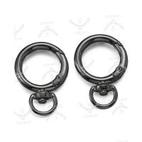 Aksesoris Tas Ring Bulat (Buka Tutup) 2 cm + Cantolan D / Ring O - Aksesoris Tas (IMPORT)