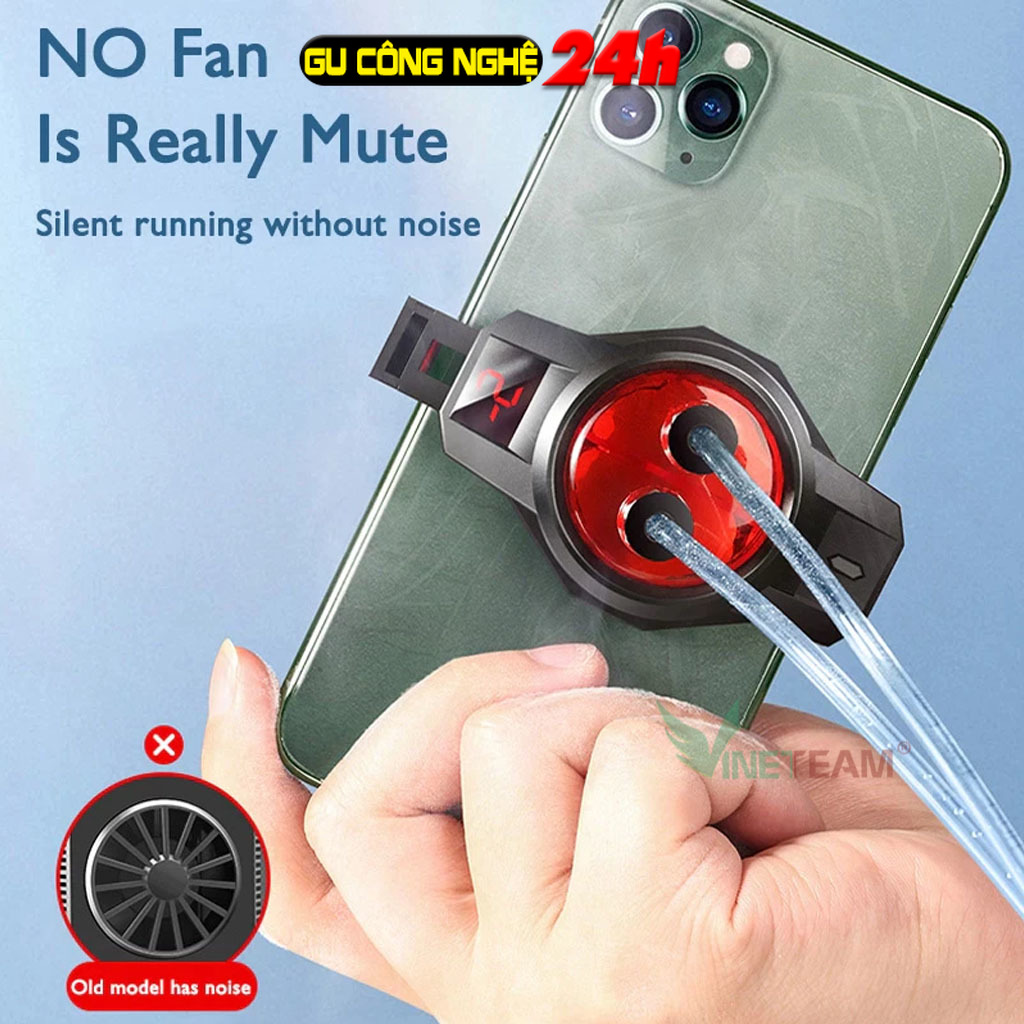 Quạt tản nhiệt bằng hơi nước cho điện thoại K07 có sò lạnh Giá 650,200 Đồng*Miễn phí vận chuyển