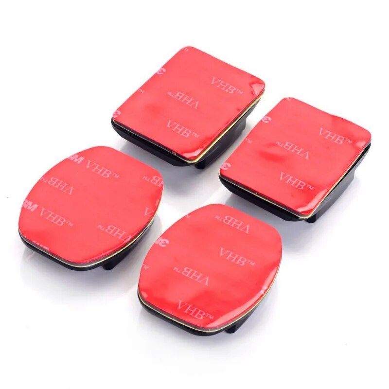 [Hot C] Telesin 8 cái phẳng và cong nhãn dính núi Mũ bảo hiểm cho GoPro Hero SJcam Xiaomi Yi EKEN Phụ Kiện máy ảnh thể thao