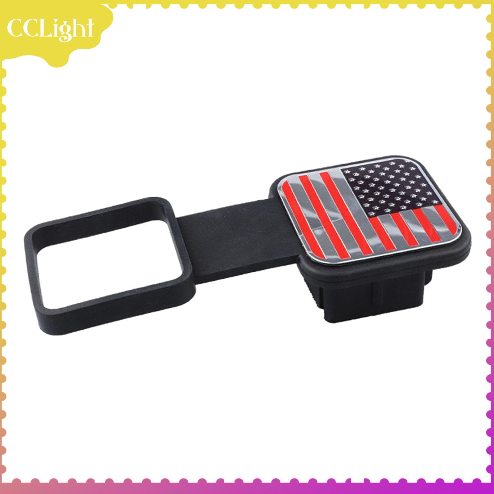 CCLight Trailer Hook Dust Plug, Trailer Tube Square Red