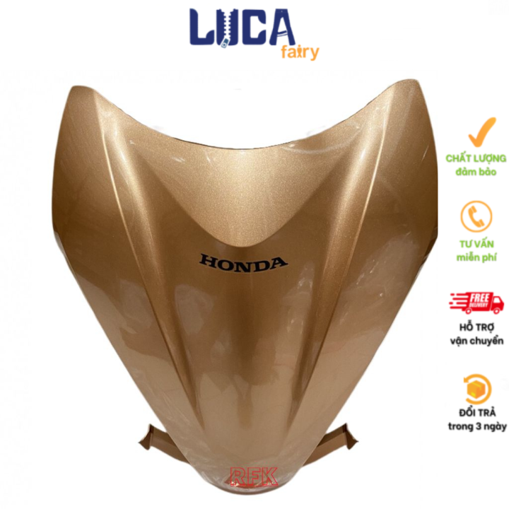 Mặt Nạ Trước Cho Xe Máy Vision 2014 đến 2020 màu cam HOANTHACH