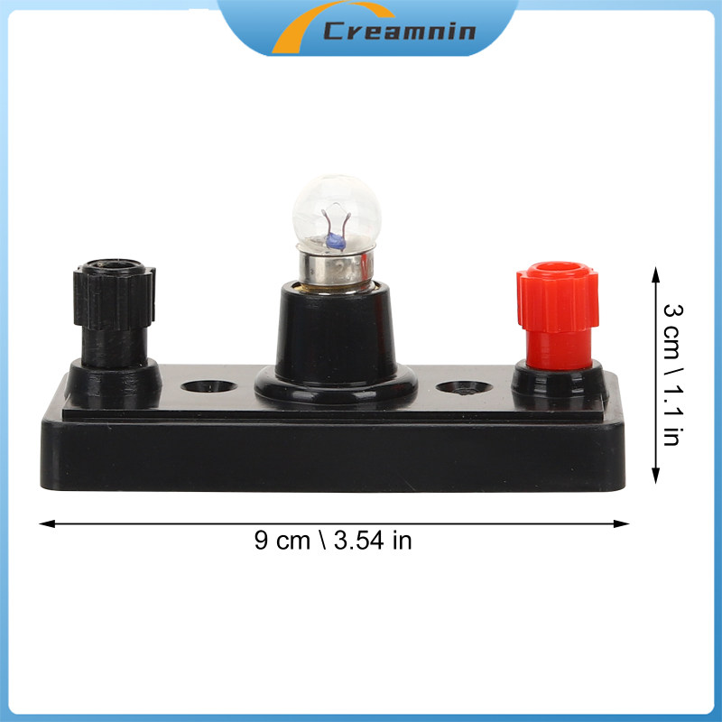 Creamnin 1 Đặt Công cụ Thử nghiệm Mạch điện Tiểu học Bóng đèn Thử nghiệm