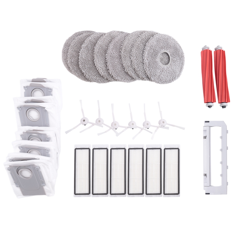 For P10 Pro Robot Vacuums Cleaner Accessory Main Side Brush Hepa Filter Mop Cloths Dust Bag Spare Parts