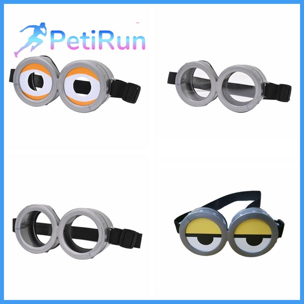 PETIRUN Đạo cụ lạ mắt Kính Minions Despossible Me 4 Hài Hước Trang trí lễ hội Đàn hồi Đồ chơi vui nhộn Trẻ em