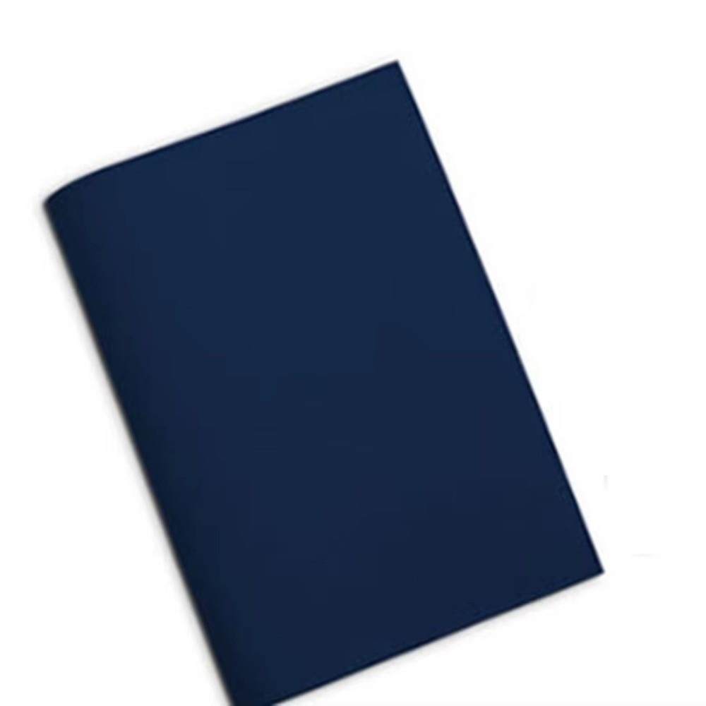 CBT Solid Color Book Cover Pu Leather No Bookmark Replaceable Cover Korean Notebook Leather Cover Home Office Use