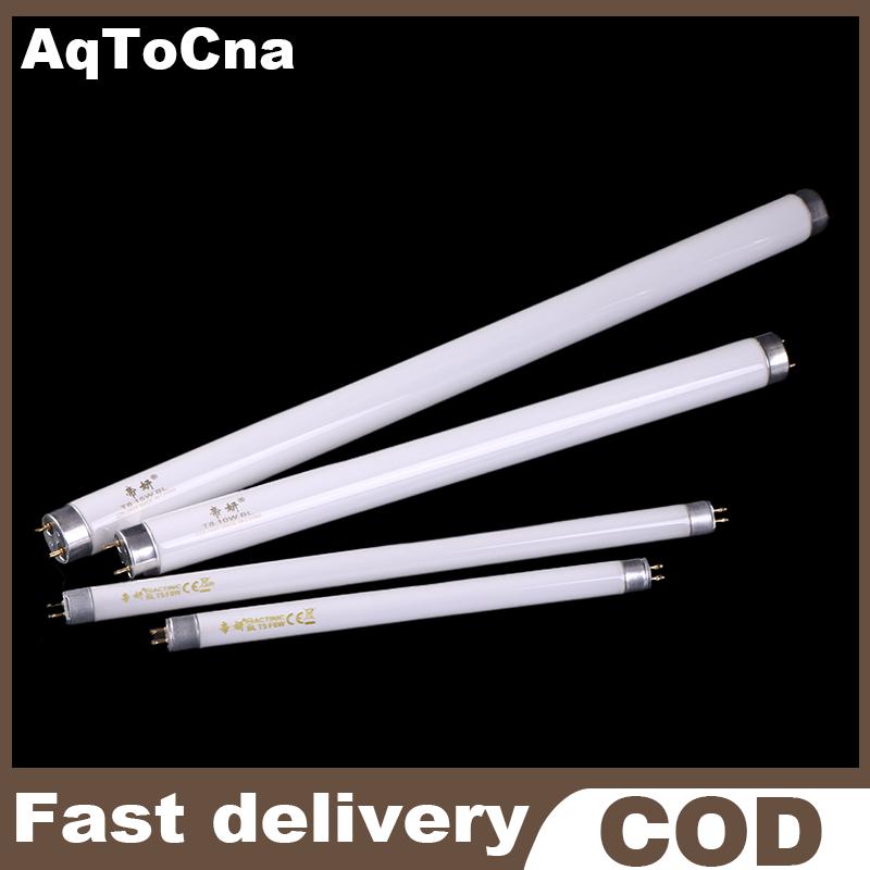 AqToCna T8 T5ฆ่ายุงหลอด6W 8W 10W 15W UV หลอดไฟ365nm ศัตรูพืชอัลตราไวโอเลตแมลงวันแมลงกับดักแสงสีฟ้า ราคา 55 บาท*ส่งฟรี