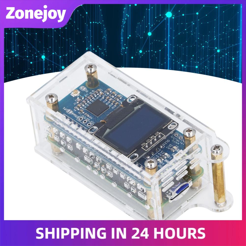 Zonejoy Đa Chế Độ Giọng Nói Kỹ Thuật Số Modem MMDVM Hotspot Acrylic Vỏ Màn Hình 0.96 Inch Hỗ Trợ DMR Dstar YSF Simplex 20mW cho Pi Zero W