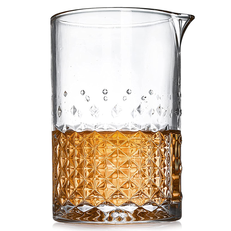 Mixing Glass Bartender Beaker Stirring Glass With Thick Weighted Bottom