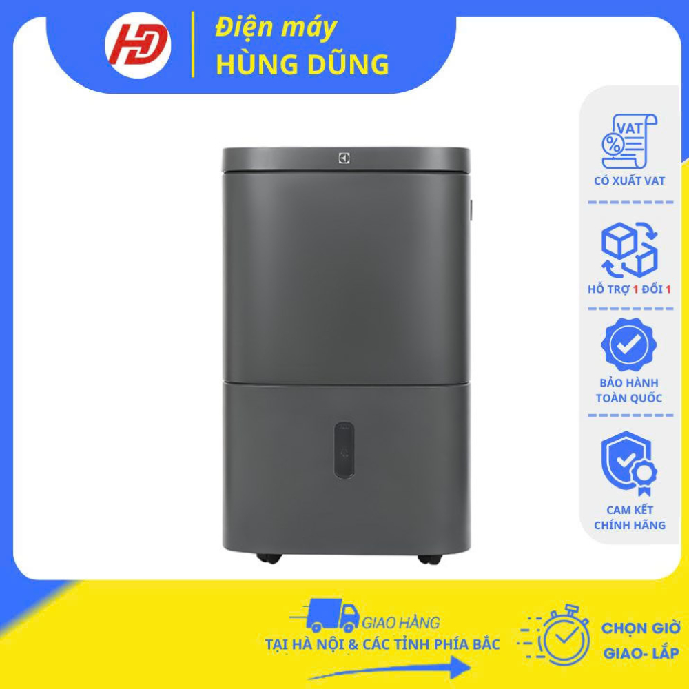 [ SHIP HOẢ TỐC 2H TẠI HN ] Máy hút ẩm lọc không khí Electrolux EDH12TRBD2 (24lít/ngày) / EDH10TRBW1- Bảo hành chính hãng