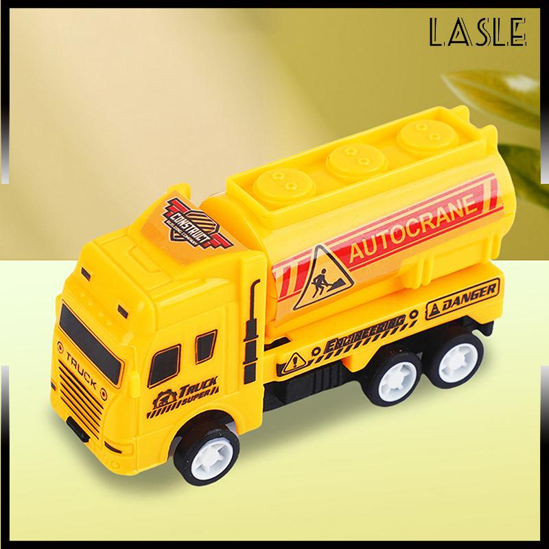 Lasle Đồ chơi trẻ em: Mô hình xe vệ sinh quán tính, xe kéo lùi, xe công binh quân sự, xe cứu hỏa – Đồ chơi bé trai, quà tặng cho trẻ em - 5