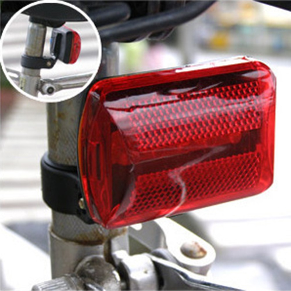 Xe đạp màu Đỏ xe đạp đèn hậu phía sau 5-led đèn nháy an toàn núi pin AA xe đạp màu đỏ đèn đuôi xe đạp
