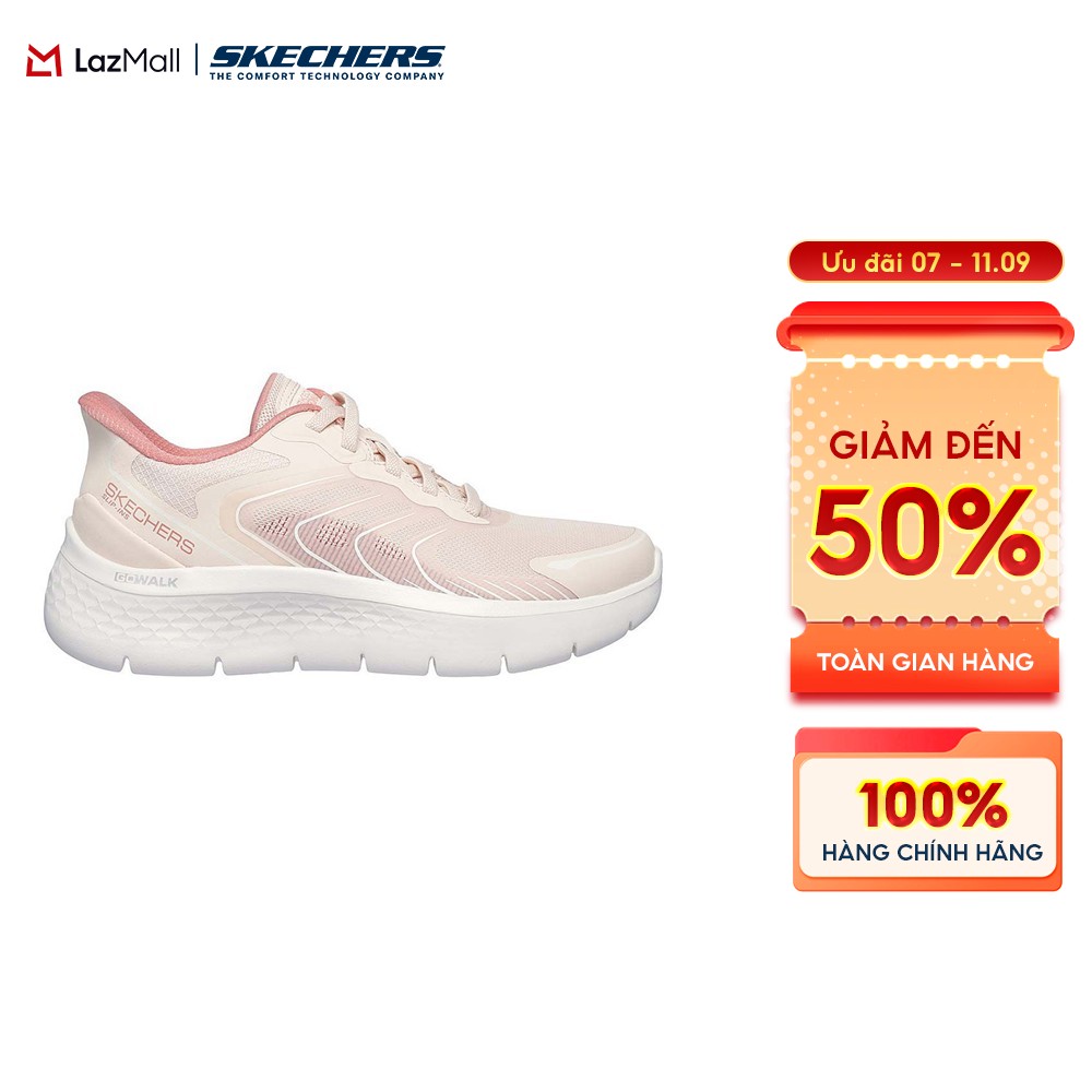 [Chỉ 7-11.9 GIẢM 50% TOÀN GIAN HÀNG] Giày Thể Thao Nữ Skechers Slip-ins GOwalk Flex Farrah Đi Bộ - 125509-BGE Air-Cooled Memory Foam Online Sale