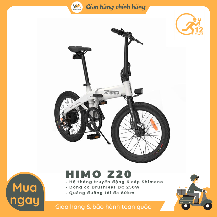 Xe đạp điện trợ lực Xiaomi HIMO Z20 - 80km lần sạc