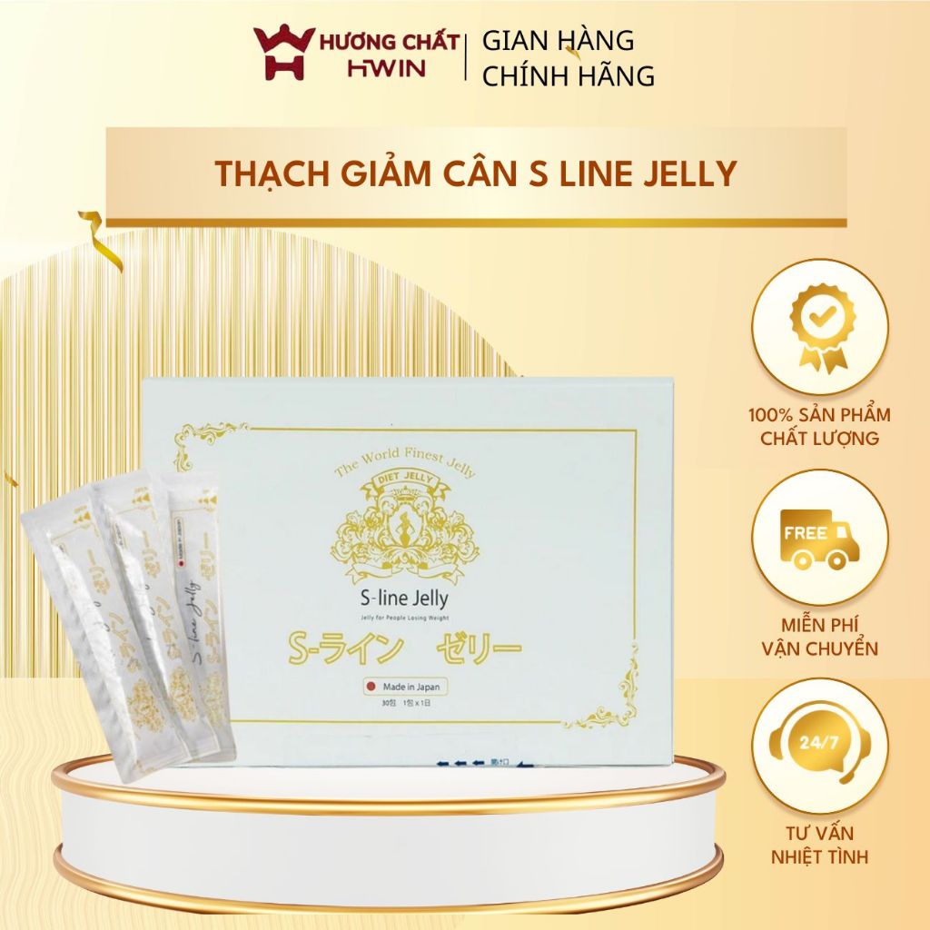 Thạch giảm cân S Line Jelly Collagen giúp giảm cân nhanh và làm đẹp da | HƯƠNG CHẤT HWIN