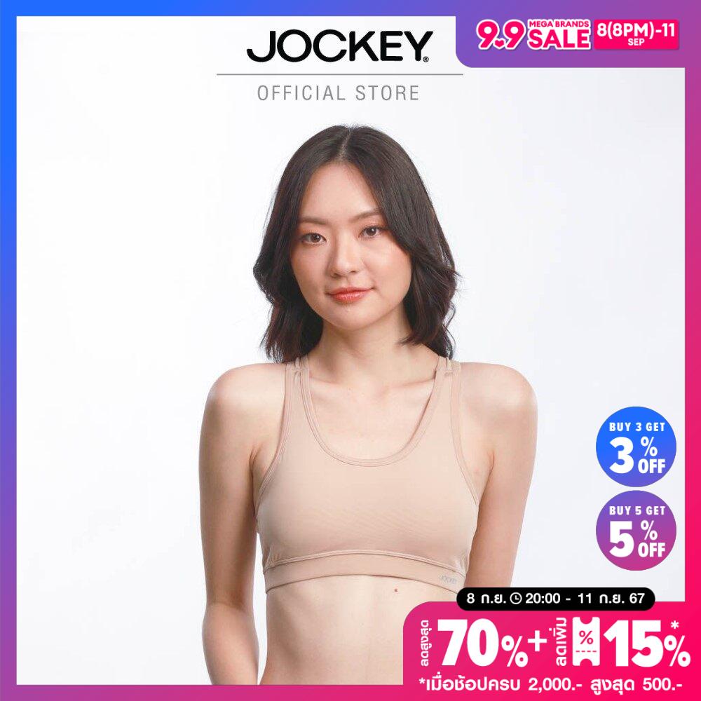 JOCKEY FOR HER สปอร์ตบราไร้โครง LOW IMPACT NYLON รุ่น KH BASIC NYLON SPORT ราคา 483 บาท*ส่งฟรี