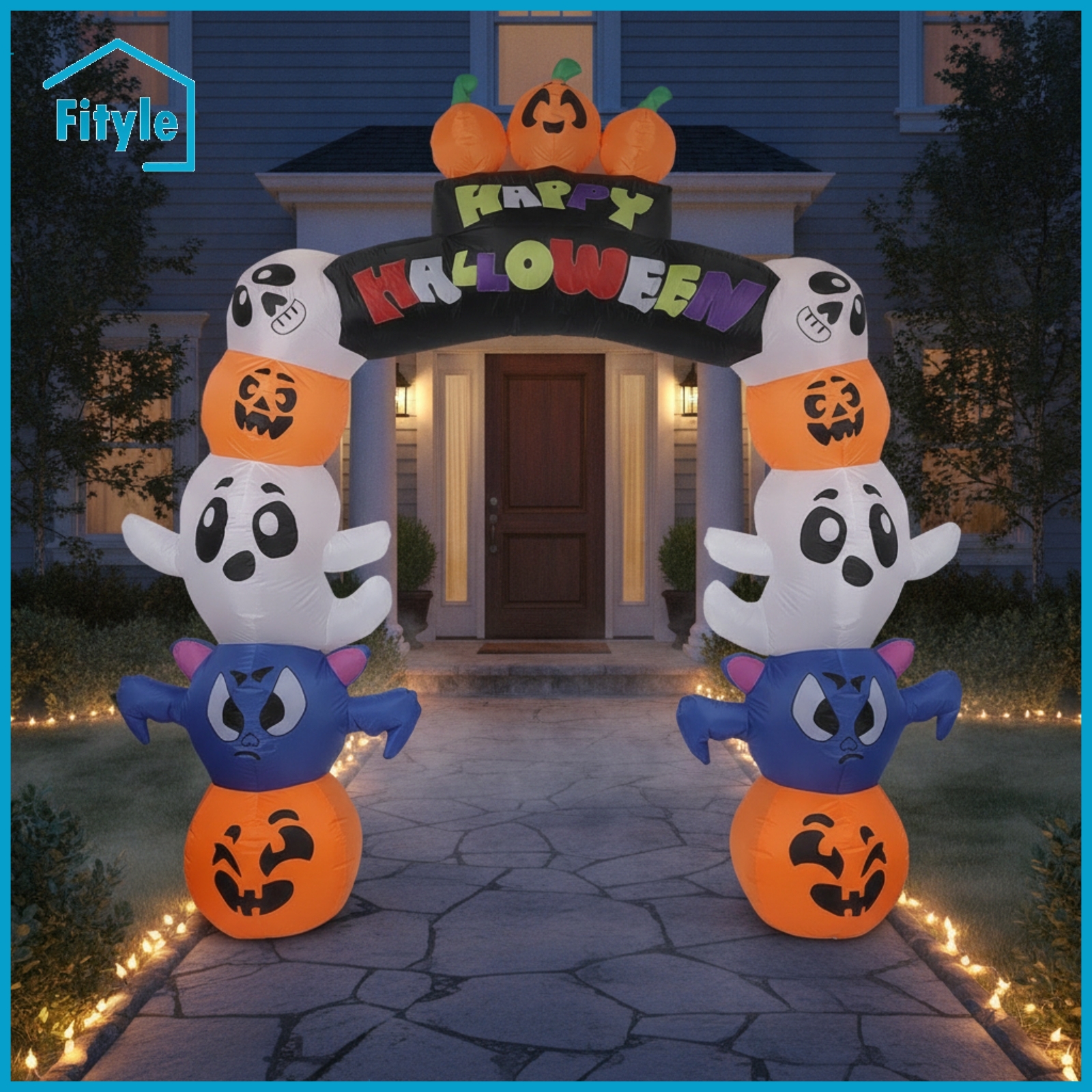 Fityle Outdoor Inflatable Archway Giant Halloween Archway Tall Halloween Inflatable Easy to Use for Yard, Porch ราคา 9,196 บาท*ส่งฟรี