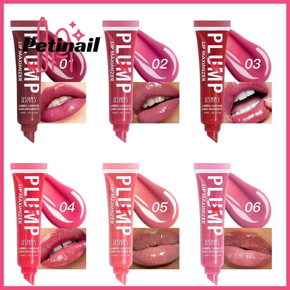 PETINAIL Không thấm nước Son bóng Dưỡng ẩm Chất lỏng Son dưỡng môi Bền Sáng bóng Son bóng trong suốt Dành cho nữ trang điểm