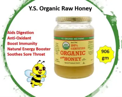 Y.S. Eco Bee Farms, 100% Certified Organic Raw Honey 907gm