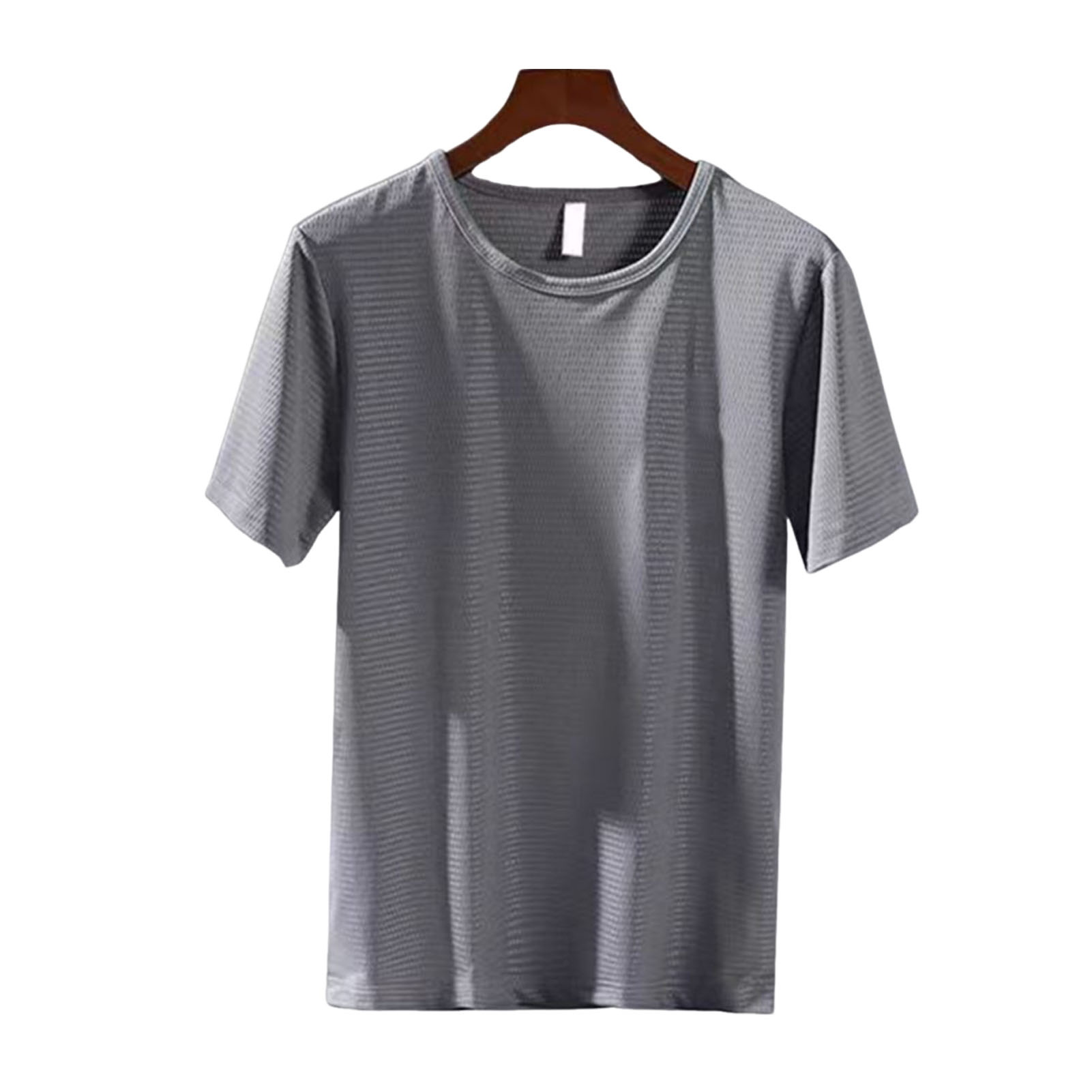 【Stock】 Men Mesh T-shirt Lightweight Breathable Top Men's Lightweight Quick-dry Mesh T-shirt Breathable Loose Fit Sports Tee for Gym Outdoor Workout Casual Summer Wear – Perfect for Hot Humid Climate - 3
