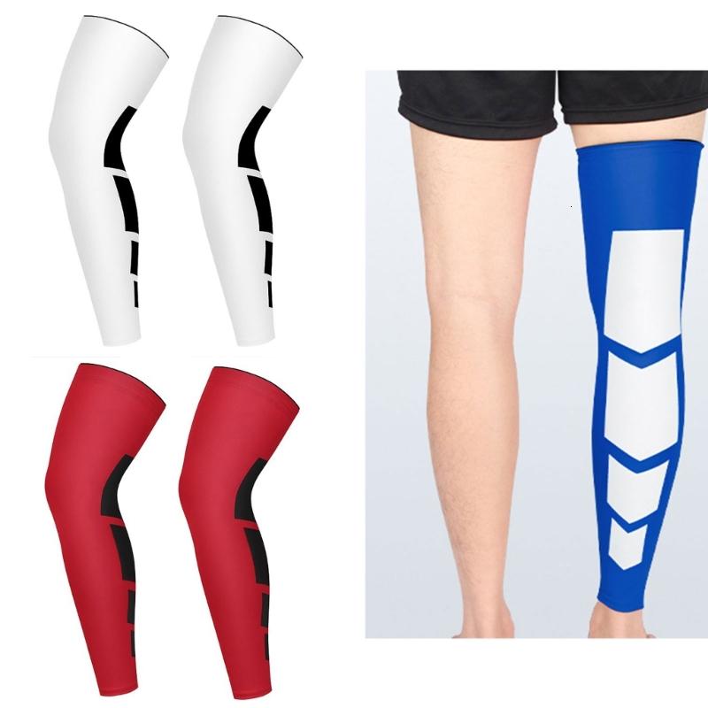 Nén unisex Tất ống chân thích hợp cho chạy tập gym với hỗ trợ cơ bắp Kết cấu vải thun thoáng khí