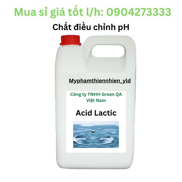 CHẤT ĐIỀU CHỈNH pH ACID LACTIC - Nguyên liệu mỹ phẩm