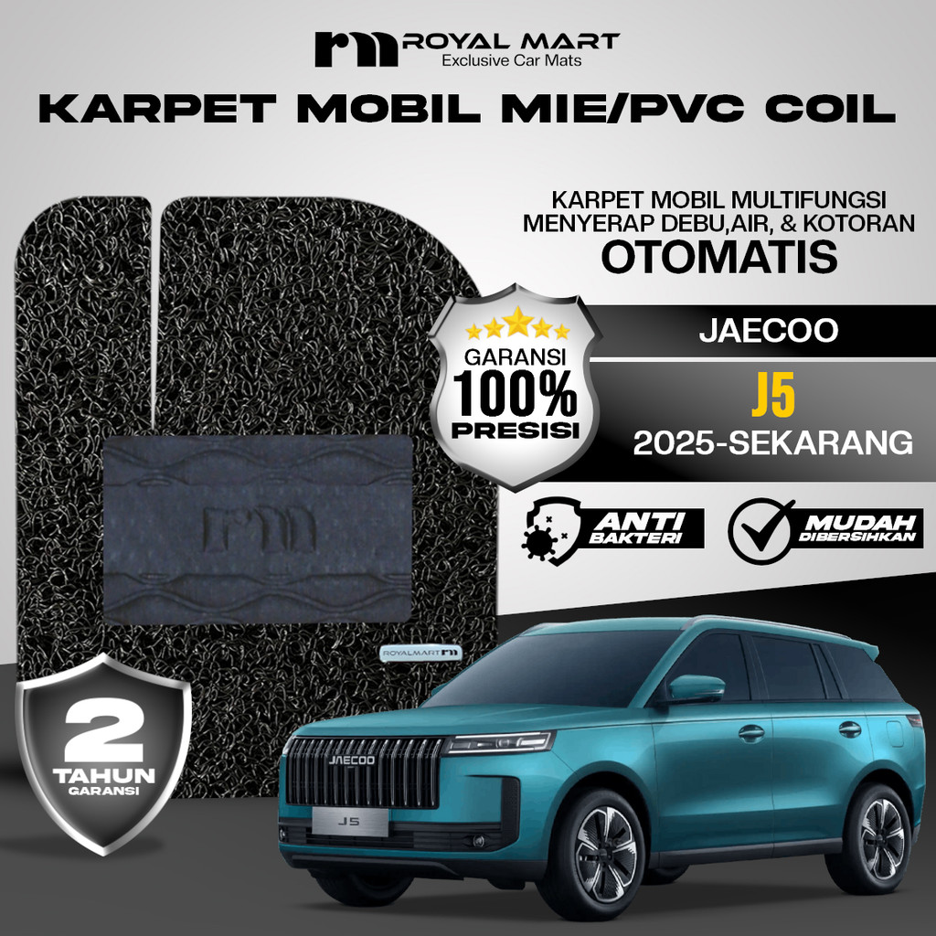 ROYAL MART Karpet Mobil Mie Premium Jaecoo J5 2025-Sekarang Full Set Bergaransi Giá 255,000 Đồng*Miễn phí vận chuyển