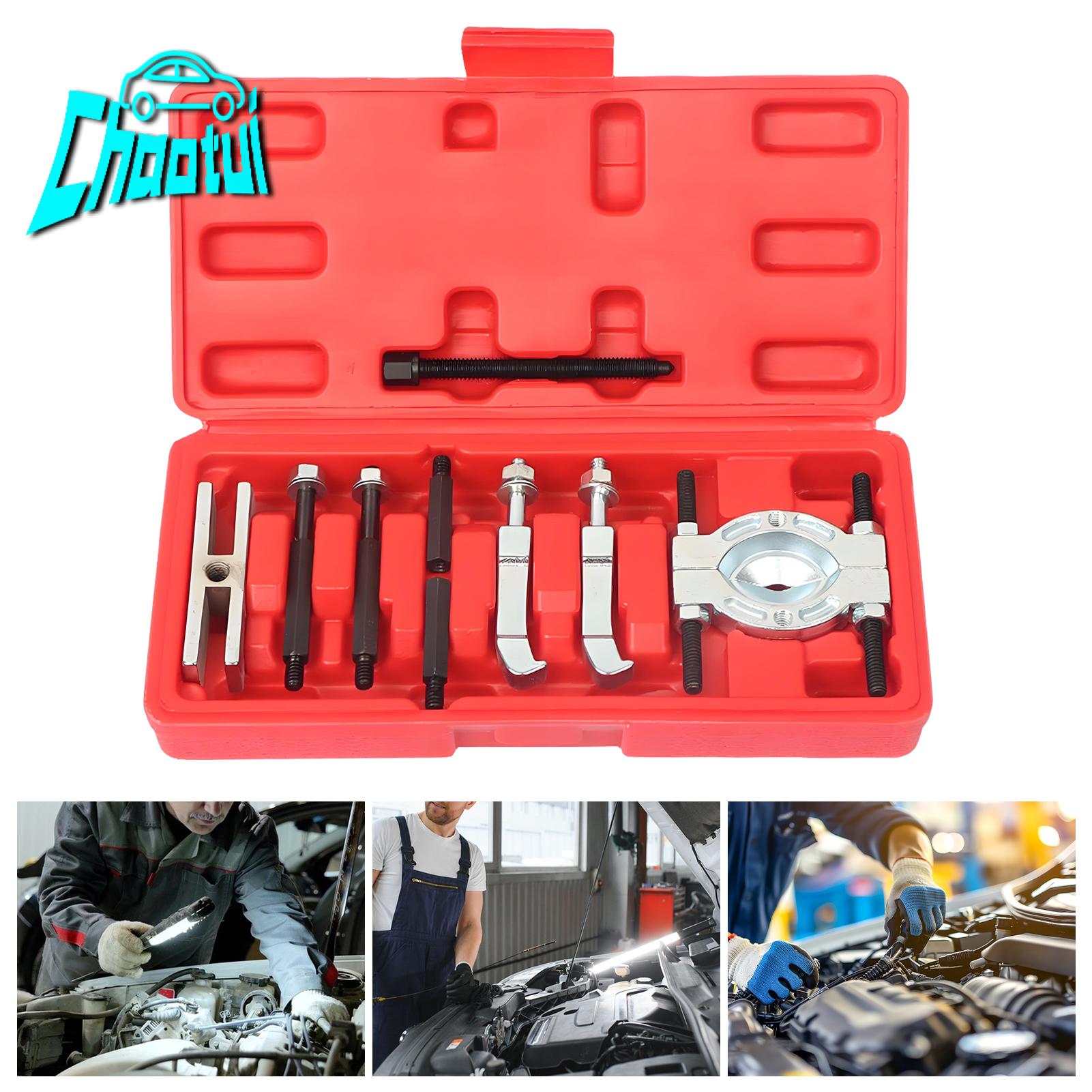 Chaotui ô tô dụng cụ bảo trì mang dụng cụ loại bỏ nhỏ gọn xách tay cảo ổ bi Kit cho ô tô sử dụng dễ dàng để sử dụng dụng cụ tháo bánh răng Bộ dụng cụ