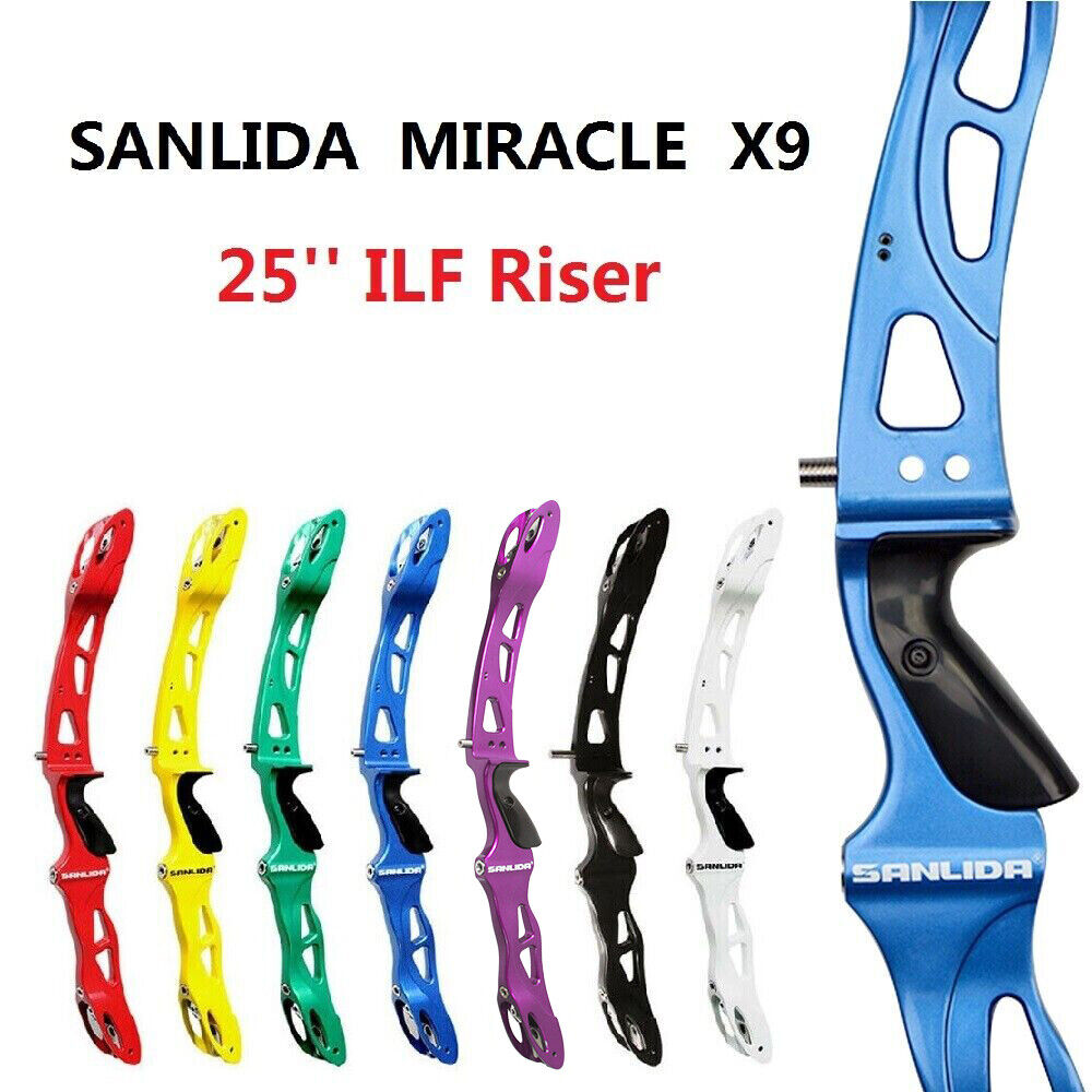 Sanlida X9 25inch Recurve Riser Nhôm ILF Riser dành cho người mới bắt đầu