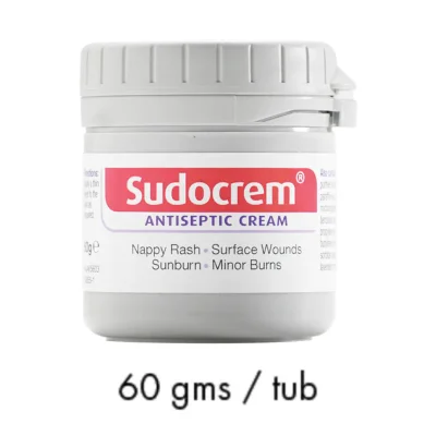 Teva Sudocrem Antiseptic Healing Cream 60g [Aurigamart Official Sole Distributor in Singapore]