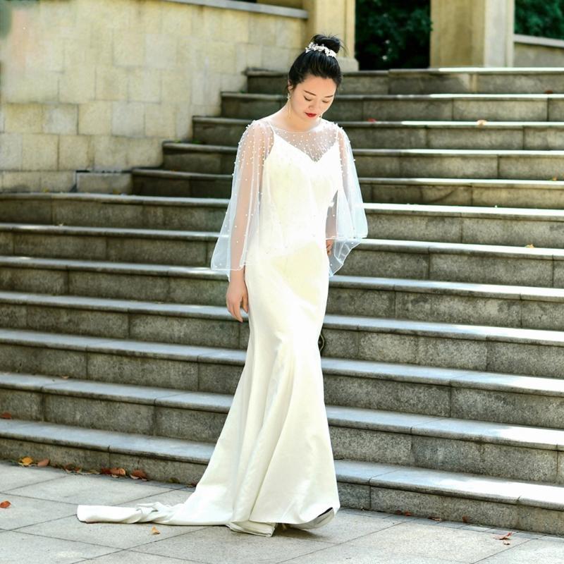Chiffon Bolero Jacket For Evening Dress - Lace Wedding Shawl & Bridal Cover  Up