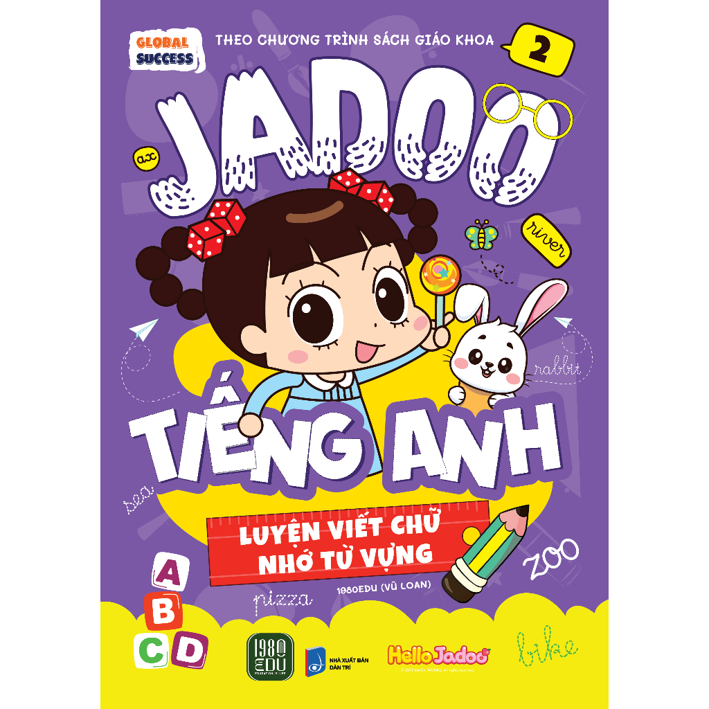 Sách - Jadoo Luyện Viết Chữ, Nhớ Từ Vựng Tiếng Anh 2