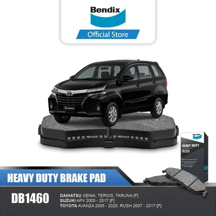 Bendix Kampas Rem Depan Mobil Toyota Avanza 2005-2020 DB1460HD Harga 250,800 rupiah*Gratis Ongkir