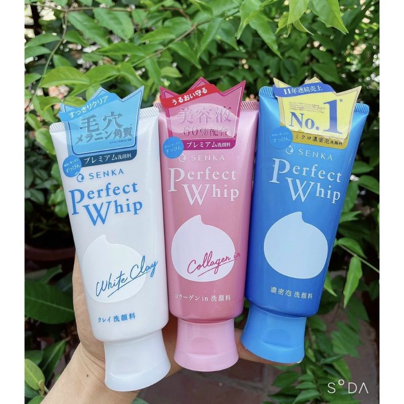Sữa rửa mặt senka perfect whip 100g & 120g