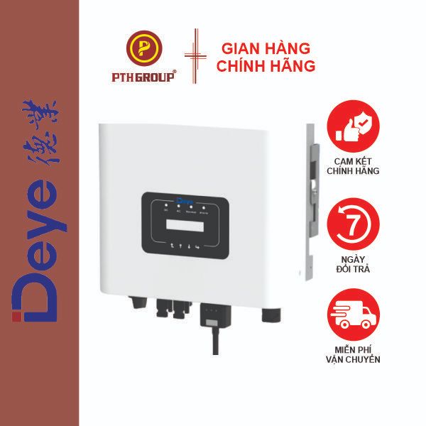 PTH GROUP Máy biến đổi tĩnh điện Inverter Deye 5Kw 1 pha | Inverter Hòa Lưới