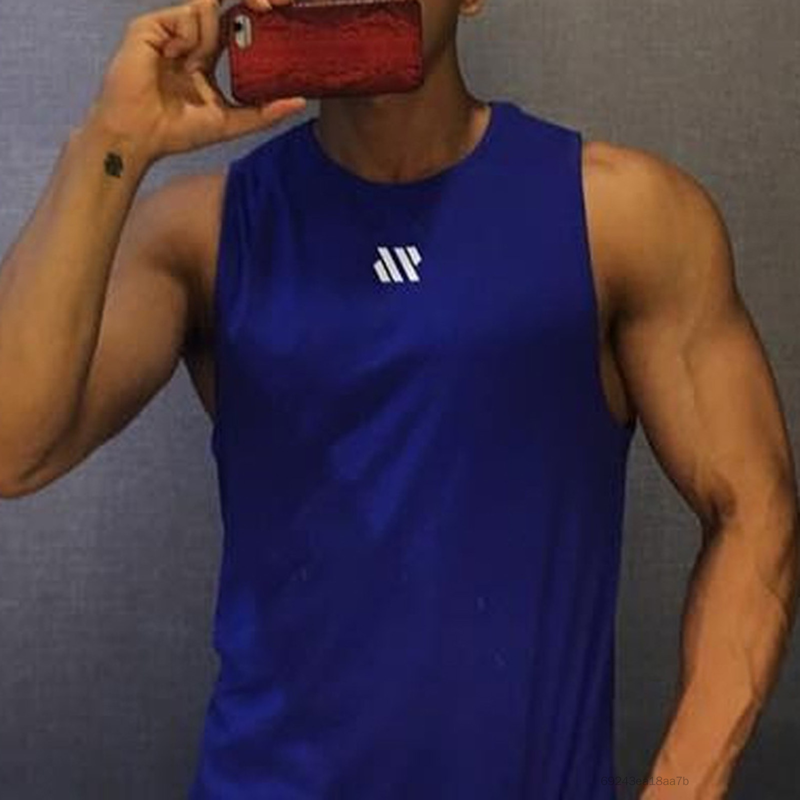 Áo Sơ Mi Không Tay Tập Luyện Cho Nam Thể Thao Thể Hình Thông Thường Tập Gym Áo Sơ Mi Không Tay Dành Cho Nam Giới Năng Động Người Yêu Thể Hình eWalker-VN - 5